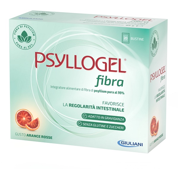 PSYLLOGEL FIBRA ARANCE ROSSE 20 BUSTINE - Farmacia Rossi2 - Farmacia Rossi 