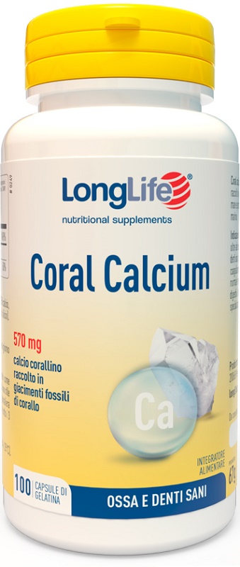 LONGLIFE CORAL CALCIUM 100 CAPSULE - Farmacia Rossi2 - Farmacia Rossi 