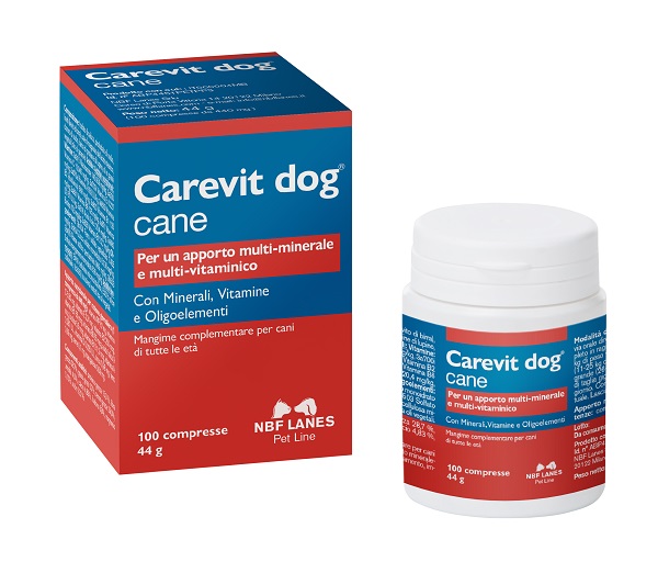 CAREVIT DOG FLACONE 100 COMPRESSE APPETIBILI - Farmacia Rossi2 - Farmacia Rossi 
