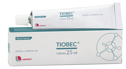 TIOBEC CREMA ACIDO LIPOICO 5% 25 ML - Farmacia Rossi2 - Farmacia Rossi 