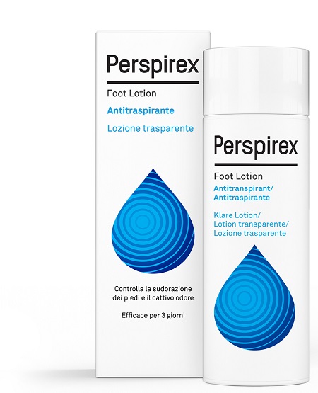 PERSPIREX FOOT LOTION ANTITRASPIRANTE LOZIONE TRASPARENTE SUDORAZIONE E CATTIVO ODORE PIEDI 100 ML - Farmacia Rossi2 - Farmacia Rossi 