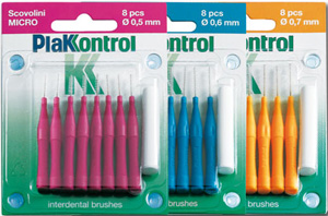 PLAKKONTROL SCOVOLINO CON MANICO MIDI 0,7 8 PEZZI - Farmacia Rossi2 - Farmacia Rossi 
