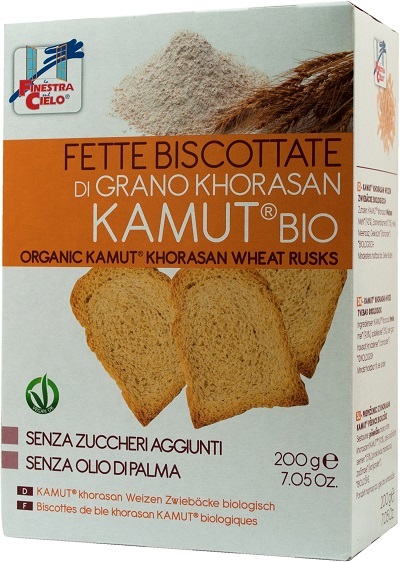 FSC FETTE BISCOTTATE DI KAMUT BIO SENZA ZUCCHERI AGGIUNTI CON OLIO DI GIRASOLE SENZA OLIO DI PALMA 200 G - Farmacia Rossi2 - Farmacia Rossi 