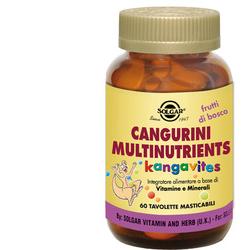 CANGURINI MULTINUTRIENTS FRUTTI BOSCO 60 COMPRESSE - Farmacia Rossi2 - Farmacia Rossi 