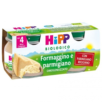 HIPP BIO OMOGENEIZZATO FORMAGGINO AI TRE FORMAGGI 2X80 G - Farmacia Rossi2 - Farmacia Rossi 