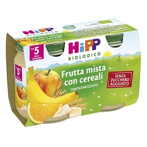 HIPP BIO HIPP BIO OMOGENEIZZATO FRUTTA MISTA CON CEREALI 2X125 G - Farmacia Rossi2 - Farmacia Rossi 