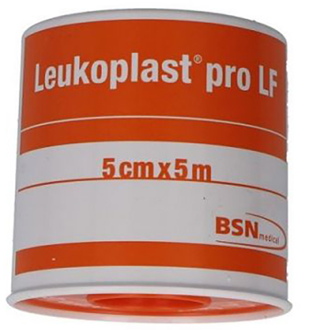 CEROTTO CHIRURGICO PER FISSAGGIO MEDICAZIONI LEUKOPLAST PRO LF SUPPORTO VISCOSA MASSA ADESIVA RESINA SINTETICA LANOLINA OSSIDO DI ZINCO CON LATTICE NATURALE 5X500CM - Farmacia Rossi2 - Farmacia Rossi 