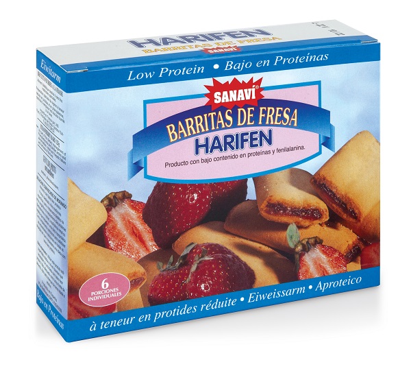 HARIFEN SNACK FRAGOLA 125 G - Farmacia Rossi2 - Farmacia Rossi 