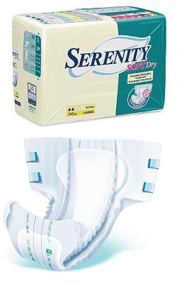 PANNOLONE PER INCONTINENZA SERENITY SOFTDRY FORMATO MAXI TAGLIA MEDIUM 15 PEZZI - Farmacia Rossi2 - Farmacia Rossi 