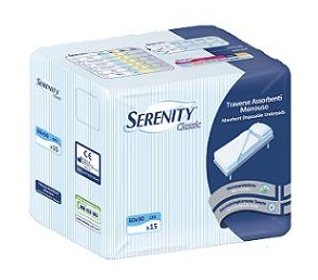 TRAVERSA SALVAMATERASSO PER INCONTINENZA SERENITY CLASSIC RIMBOCCABILE MISURA 80X180CM 30 PEZZI - Farmacia Rossi2 - Farmacia Rossi 