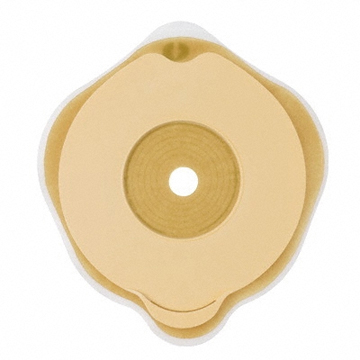 PLACCA PIANA FLEXIMA KEY 50 MM CON PROTETTORE CUTANEO IDROCOLLOIDALE E FLANGIA 5 PEZZI - Farmacia Rossi2 - Farmacia Rossi 