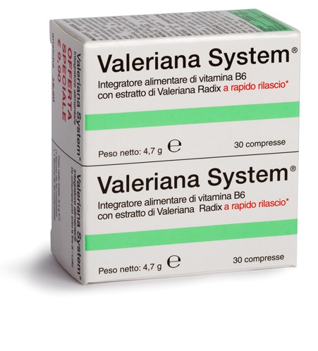 VALERIANA SYSTEM 30 COMPRESSE + 30 COMPRESSE - Farmacia Rossi2 - Farmacia Rossi 