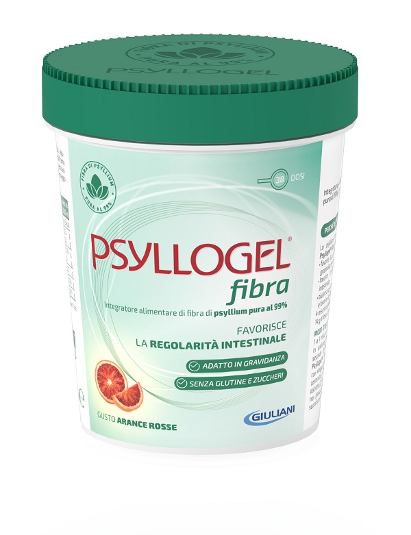 PSYLLOGEL FIBRA ARANCE ROSSE VASO 170 G - Farmacia Rossi2 - Farmacia Rossi 