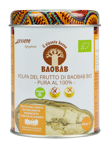 BAOBAB AESSERE POLPA BIO 150 G - Farmacia Rossi2 - Farmacia Rossi 