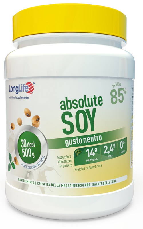 LONGLIFE ABSOLUTE SOY 500 G - Farmacia Rossi2 - Farmacia Rossi 