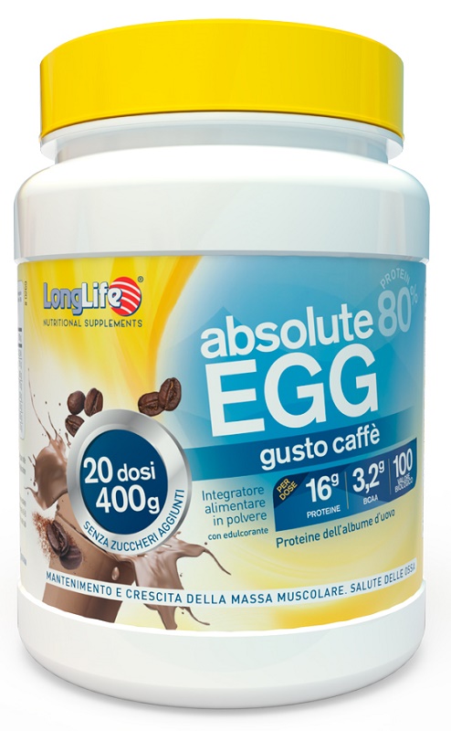 LONGLIFE ABSOLUTE EGG CAFFE 400 G - Farmacia Rossi2 - Farmacia Rossi 