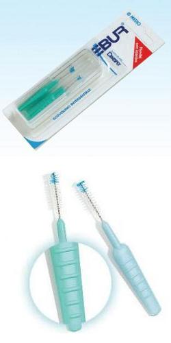 EBUR SCOVOLINO FINE CON MANICO IN ASTUCCIO TASCABILE 5 PEZZI - Farmacia Rossi2 - Farmacia Rossi 