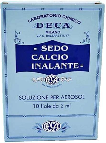 SEDO CALCIO INALANTE SOLUZIONE AEROSOL 10 FIALE 2 ML - Farmacia Rossi2 - Farmacia Rossi 
