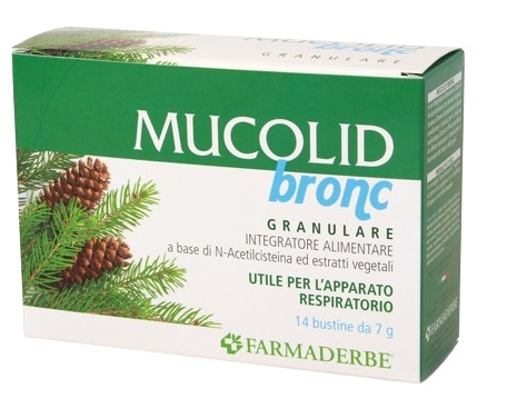 MUCOLID BRONC GRANULI 14 BUSTINE DA 7 G - Farmacia Rossi2 - Farmacia Rossi 