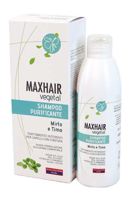 MAX HAIR VEGETAL SHAMPOO PURIFICANTE 200 ML - Farmacia Rossi2 - Farmacia Rossi 
