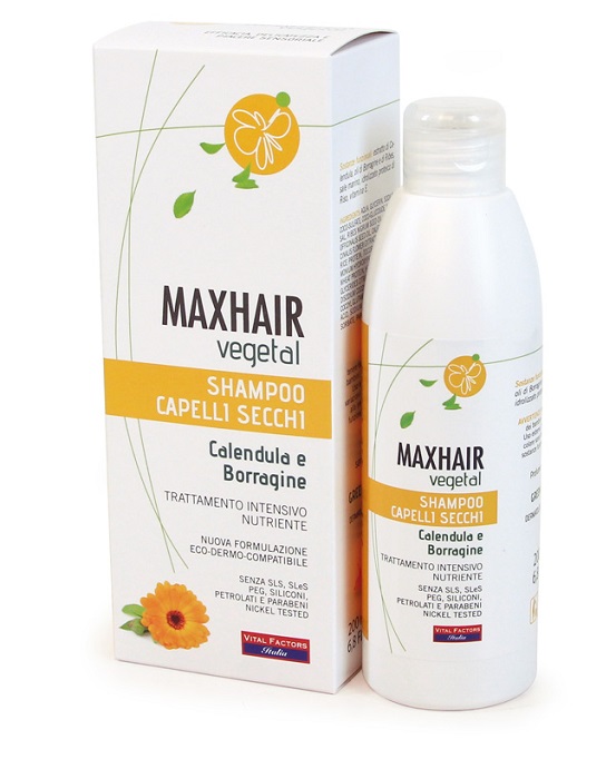 MAX HAIR VEGETAL SHAMPOO CAPELLI SECCHI 200 ML - Farmacia Rossi2 - Farmacia Rossi 