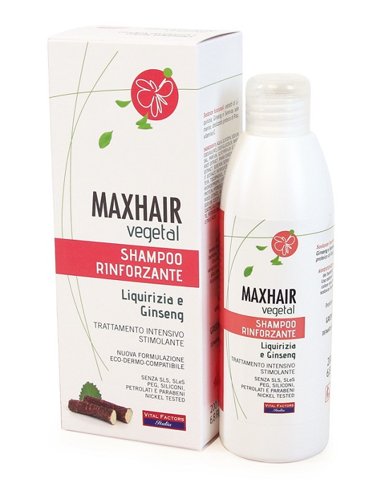 MAX HAIR VEGETAL SHAMPOO RINFORZANTE 200 ML - Farmacia Rossi2 - Farmacia Rossi 
