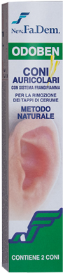 ODOBEN CONO PER PULIZIA AURICOLARE 2 PEZZI - Farmacia Rossi2 - Farmacia Rossi 
