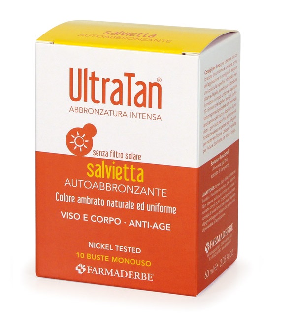 ULTRA TAN SALVIETTE AUTOABBRONZANTI 10 BUSTE - Farmacia Rossi2 - Farmacia Rossi 