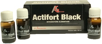 ACTIFORT BLACK 10 FLACONCINI 10 ML - Farmacia Rossi2 - Farmacia Rossi 