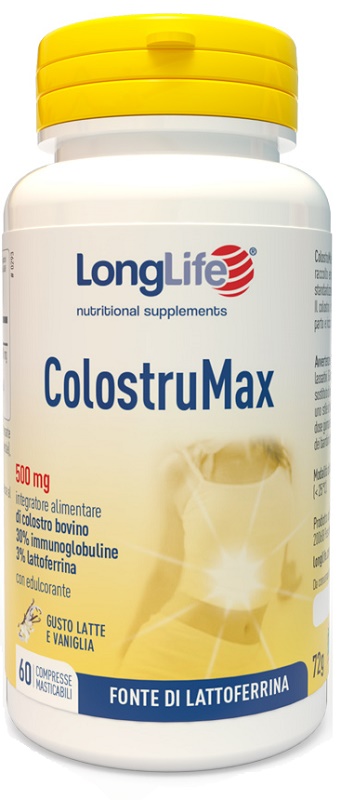 LONGLIFE COLOSTRUMAX 60 TAVOLETTE - Farmacia Rossi2 - Farmacia Rossi 