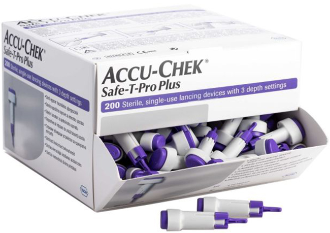 LANCETTE PUNGIDITO ACCU-CHEK SAFE T PRO PLUS PD 200 PEZZI - Farmacia Rossi2 - Farmacia Rossi 