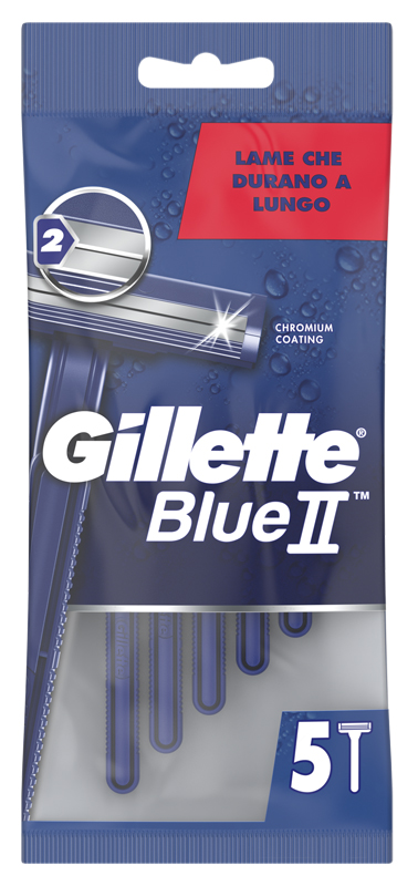 RASOIO GILLETTE BLUE II STANDARD 6 X 20 X 5 - Farmacia Rossi2 - Farmacia Rossi 