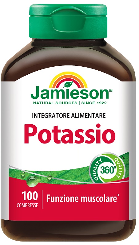 POTASSIO JAMIESON 100 COMPRESSE - Farmacia Rossi2 - Farmacia Rossi 
