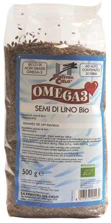 FSC OMEGA3 SEMI DI LINO BIO AD ALTO CONTENUTO DI FIBRA 500 G - Farmacia Rossi2 - Farmacia Rossi 