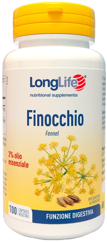 LONGLIFE FINOCCHIO 1% 100 CAPSULE VEGETALI - Farmacia Rossi2 - Farmacia Rossi 