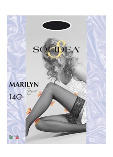 MARILYN 140 SHEER CALZA AUTOREGGENTE NERO 4 - Farmacia Rossi2 - Farmacia Rossi 