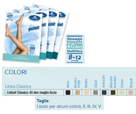 SAUBER COLLANT 40 DENARI MAGLIA LISCIA BISQ 4 LINEA CLASSICA - Farmacia Rossi2 - Farmacia Rossi 