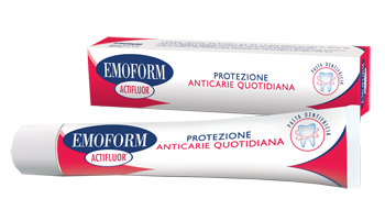 EMOFORM ACTIFLUOR DENTIFRICIO 75 ML - Farmacia Rossi2 - Farmacia Rossi 
