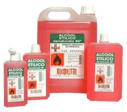 ALCOOL ETILICO DENATURATO 90% 250 ML - Farmacia Rossi2 - Farmacia Rossi 