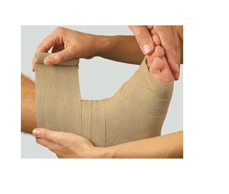 BENDA ELASTICA DAUERBINDE F ALTA ESTENSIBILITA' COMPRESSIONE LEGGERA 6X700CM CON GRAFFETTE - Farmacia Rossi2 - Farmacia Rossi 