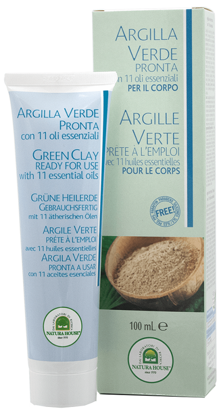 ARGILLA VERDE PRONTA TUBO CON OLI ESSENZIALI 100 ML - Farmacia Rossi2 - Farmacia Rossi 