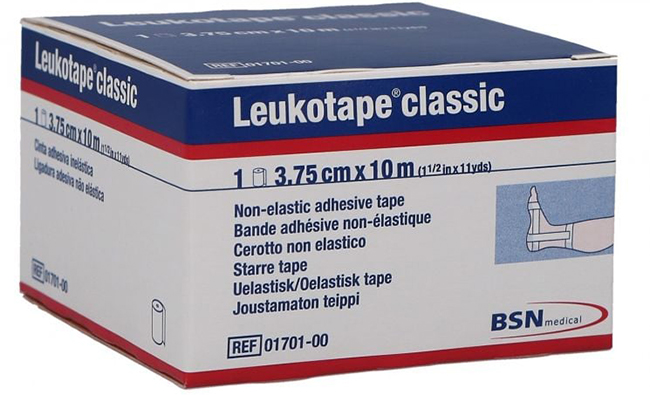 LEUKOTAPE BENDA ANELASTICA PER BENDAGGI FUNZIONALI 3,75X100 CM - Farmacia Rossi2 - Farmacia Rossi 