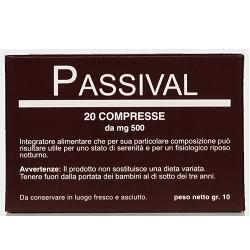 PASSIVAL ESTRATTO ERBORISTICO 20 COMPRESSE - Farmacia Rossi2 - Farmacia Rossi 