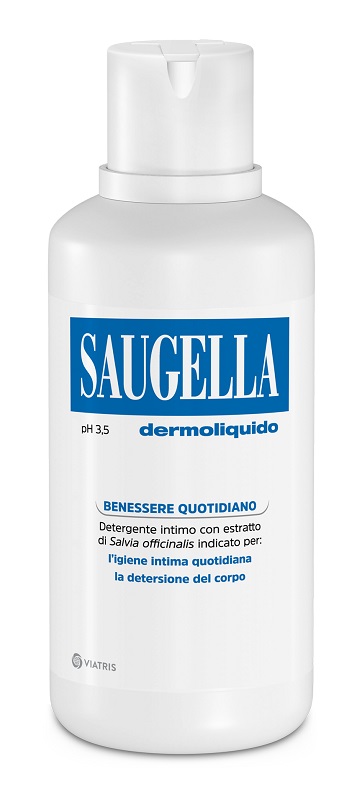 SAUGELLA DERMOLIQUIDO PH 3,5 DETERGENTE INTIMO BENESSERE QUOTIDIANO 500 ML - Farmacia Rossi2 - Farmacia Rossi 