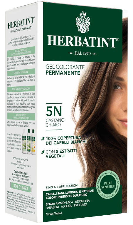 HERBATINT 5N CASTANO CHIARO 150 ML - Farmacia Rossi2 - Farmacia Rossi 