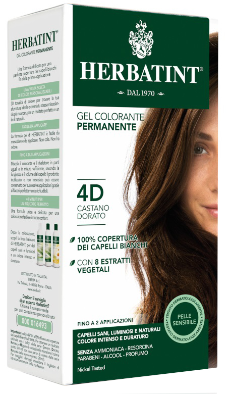 HERBATINT 4D CASTANO DORATO 150 ML - Farmacia Rossi2 - Farmacia Rossi 