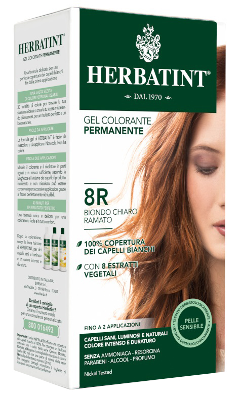 HERBATINT 8R BIONDO CHIARO RAMATO 150 ML - Farmacia Rossi2 - Farmacia Rossi 