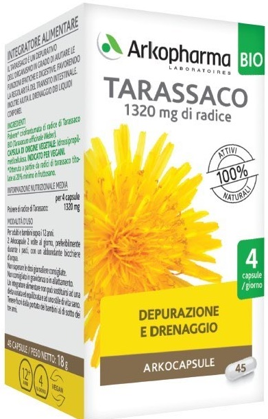 ARKO CAPSULE TARASSACO BIO 45 CAPSULE - Farmacia Rossi2 - Farmacia Rossi 