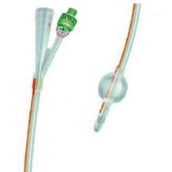 CATETERE FOLEY IN SILICONE TRASPARENTE A 2 VIE CON PALLONCINO 5-10ML DIAMETRO CH20 6,66MM LUNGHEZZA 40CM - Farmacia Rossi2 - Farmacia Rossi 
