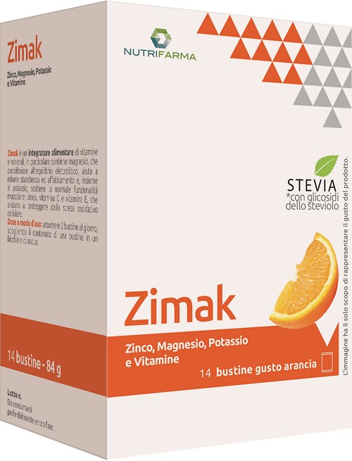 ZIMAK 14 BUSTINE 6 G ARANCIO - Farmacia Rossi2 - Farmacia Rossi 